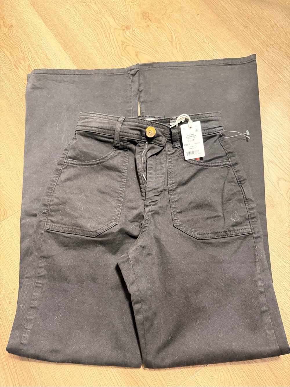 Marine Layer Black Straight Leg Women’s Jeans